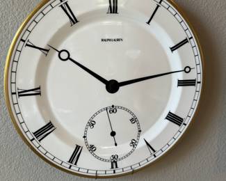 Wedgwood for Ralph Lauren Pocket Watch Plate