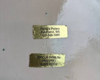 Patsy's Pottery Pumpkin Platter