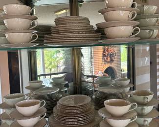 Lenox Weatherly Platinum Swirl China Dinnerware Set