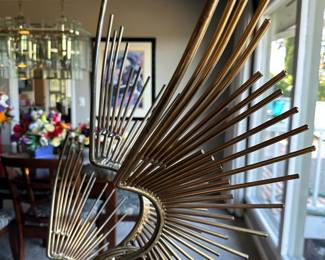 Birds in Flight Modern Metal Sculpture 