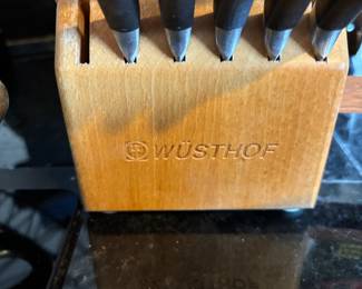  Wüsthof Kitchen Knife Set & Block
