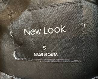 New Look Blue, White & Blue Motorcycle Style Jacket – Size Small