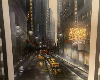Framed Print "City Street II" by J. Adams