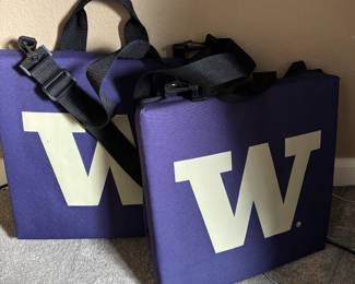 Pair of Washington Huskies Bleacher Cushions