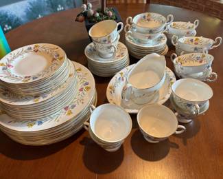 Minton Bone China Floral Design Dinnerware Set