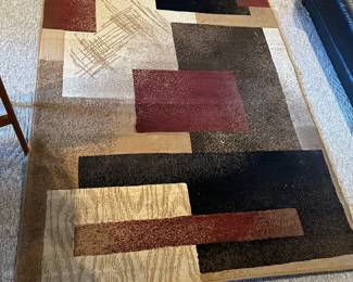 Modern Geometric Area Rug – 2' x 3'