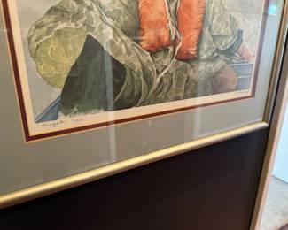 1983 Framed & Matted Print "Navigator" by Ballarby