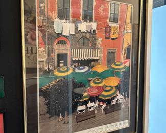 Framed Vernazza Cinque Terre Poster