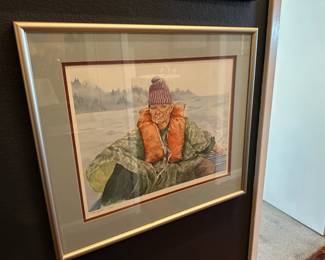 1983 Framed & Matted Print "Navigator" by Ballarby