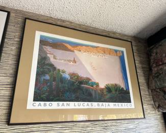 Framed & Matted Cabo San Lucas, Baja Mexico Poster