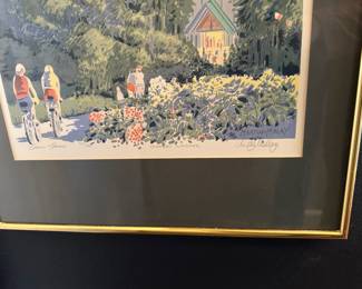 Framed & Matted Print "Chateau Whistler" by Martin Malay