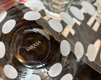 Set of 4 Mikasa Cheers Stemless Wine Glasses