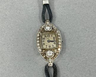 14K and Diamond Hamilton Wristwatch