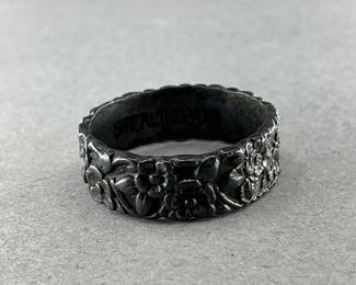 Sterling Uncase Forget Me Not Ring