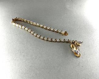 Sterling Bracelet with Sandal Charm