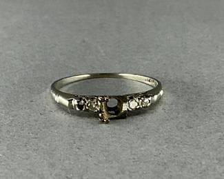 14K WG and Diamond Ring