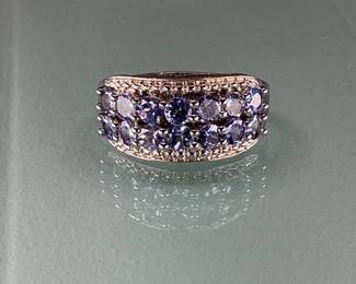 14K GP and Tanzanite Ring