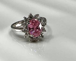 Sterling and Tourmaline Ring