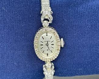 14K and Diamond Hamilton Wristwatch