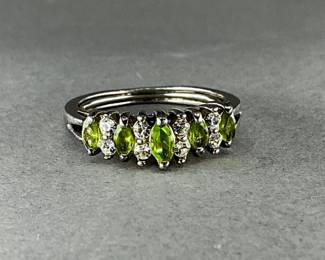 Peridot Sterling Silver Ring