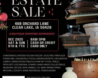 ESTATE SALE FLYER Dorothy Randall