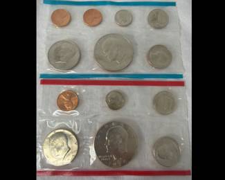 Lot 620 1974  1980 Uncirculated coin set