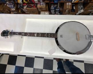 Lot 657 Woods by Samick Banjo with Case
