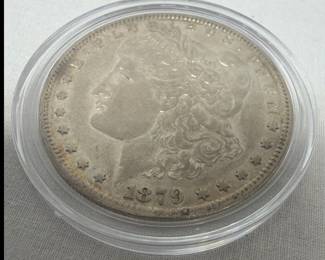 Lot 644 1879 Morgan silver dollar
