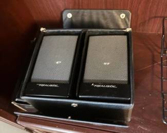 Realistic Vintage speakers