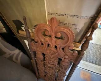 VINTAGE WOODEN DECO PIECE