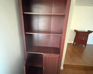 BOOKCASE WITH BOTTOM CUPBOARDS