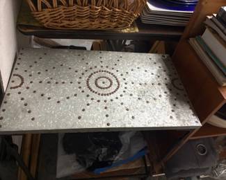 GALVANIZED ALUMINUM TABLE