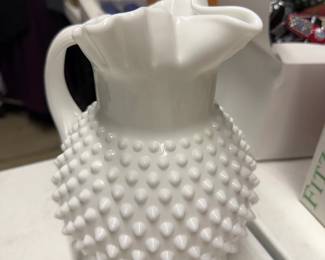 Milk glass and hobnail- a few pieces. Get 'em while they last!