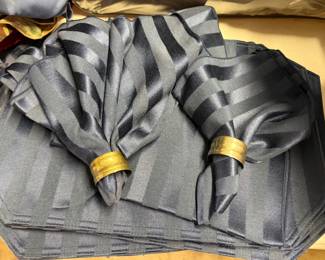 Great placemat and napkin sets just in time for the holidays. We have several sets, and in fall colors, too. Tablecloths and curtains as well!