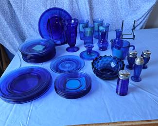 Cobalt Vintage glass