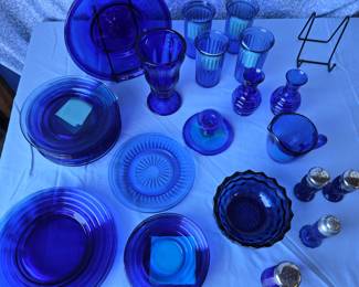 Cobalt vintage glass