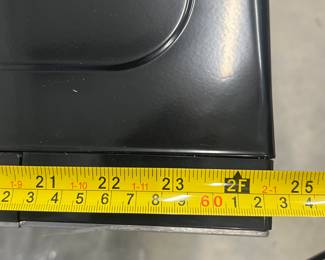 New - modern black microwave oven - $99