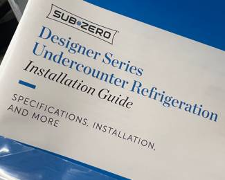 Sub-Zero Designer Series Undercounter Refrigerator - Asking $1999 - We will consider reasonable offers.