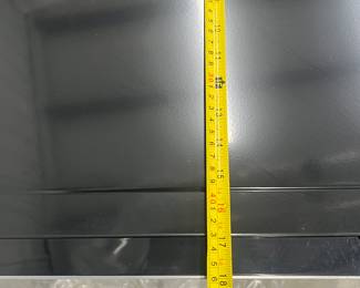 New - modern black microwave oven - $99