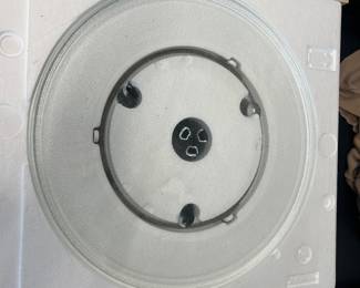 New - modern black microwave oven - $99