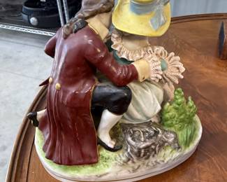 German Porcelain Figurine of Victorian Couple - Asking $99