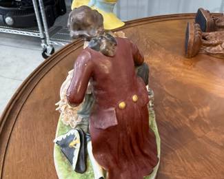 German Porcelain Figurine of Victorian Couple - Asking $99