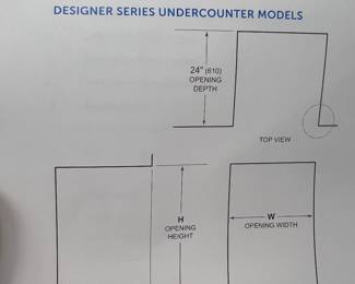 Sub-Zero Designer Series Undercounter Refrigerator - Asking $1999 - We will consider reasonable offers.