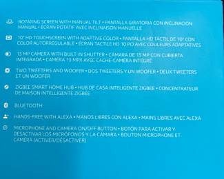 Echo Show 10 (3rd Gen) Smart Display with Alexa - 4 available new in the box. Asking $199 each. We will consider reasonable offers!