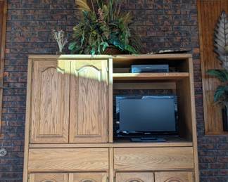 Contemporary entertainment center 