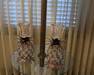 pineapple candle holders