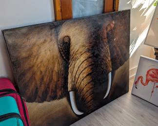 HUGE elephant painting - Originally marked $459 - You have to see it in person!