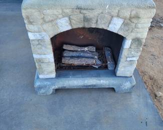Propane fireplace