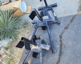 Motorcycle trailer stands