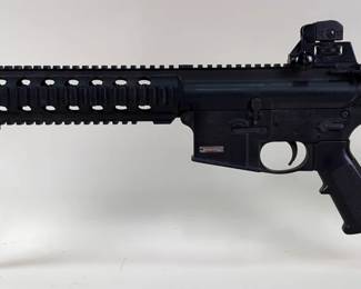 Smith & Wesson M&P15-22 .22 LR Rifle SN# DZU2929, Adjustable Stock, Folding Vertical Foregrip, Peep Sight